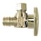 Apollo 1/2 in. Chrome-Plated Brass PEX-A Expansion Barb x 3/8 in. Compression Quarter-Turn Angle Stop Valve EPXVA1238C - alternate 4